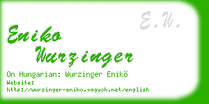 eniko wurzinger business card